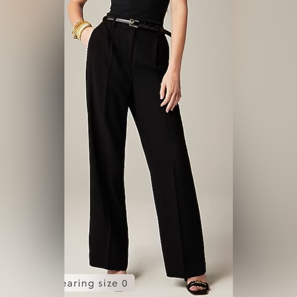 NWOT JCrew Wide-leg essential pant in city crepe - Picture 1 of 7